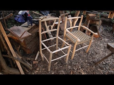 How to make a Chair from Ash branches video