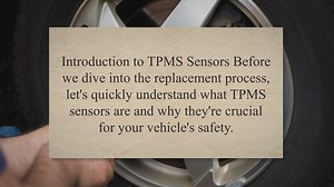 How to Replace a Tire Pressure Monitoring System (TPMS) Sensor