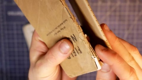 Making a unique pocket notebook cover | Leatherworking