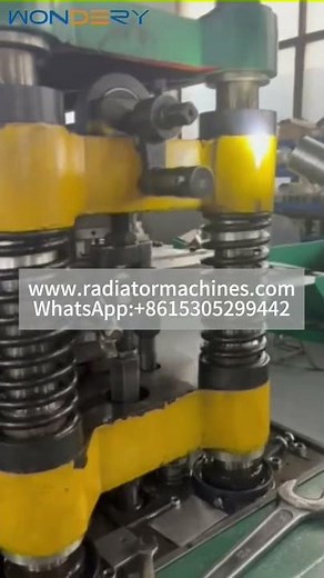 120 SPM Fin Stamping Machine | 1–40mm Fin Height | Multi-Type Fin Press