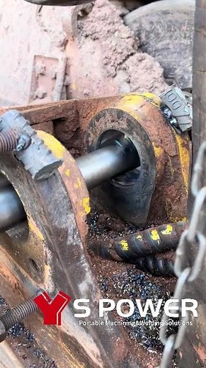 Mobile Bore Welding S-power Line Boring Machine#lineboring #welding #machine #excavatorrepair