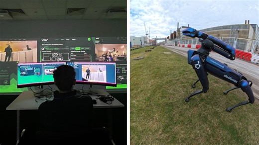 Industry-first: UK remotely controls robot dog for nuclear clean-up