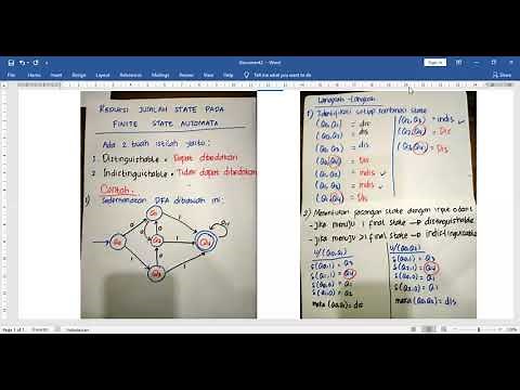 Reduksi FSA (Finite State Automata) -- Teori Bahasa Automata #03