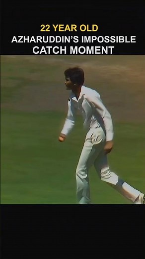 22 Year Azharuddin Brilliant catch you ever seen - Analysis #cricketlover #short #cricketanalysis