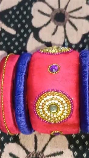 pink and blue thread bangles # bangles#thread#colourfull #beautiful bangles #bangles