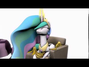 [SFM Ponies] Celestia Eating Bananas...