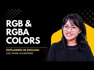 HTML Colours – RGB And RGBA | Explained In English – Learn This Way To Add Colours To Your HTML Code