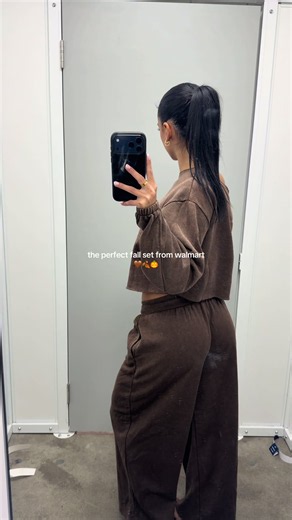 the perfect barrel leg fall set from @Walmart 🤎 #fyp #fallfashion #tryonhaul #walmart