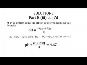PROBLEM Solving for and Acid Base Titration Phosphoric Acid 09272020