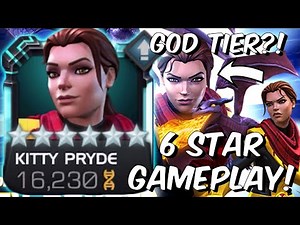 6 Star Kitty Pryde First Look Gameplay! - A NEW MUTANT GOD!?!? - Marvel Contest of Champions