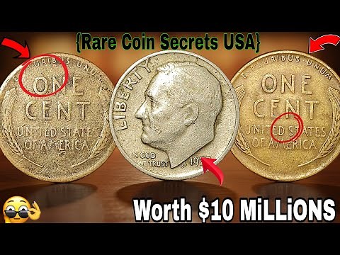 Ultra Rare Roosevelt Dimes & Most Valuable Wheat Pennies Worth A Lot Of Money | Rare Coins Revealed!