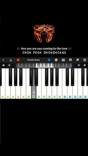 THE HANGING TREE - James N Howard || Hunger Games || PIANO - cover, notes, easy tutorial #trending