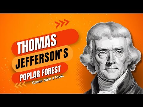 Thomas Jefferson’s Poplar Forest, his other home in Virginia.￼￼