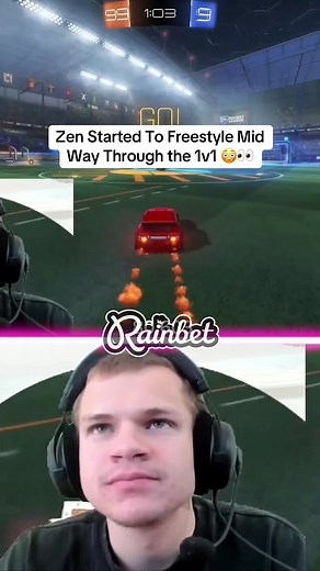 Zen Freestyle Moments in Epic 1v1 Rocket League Battle
