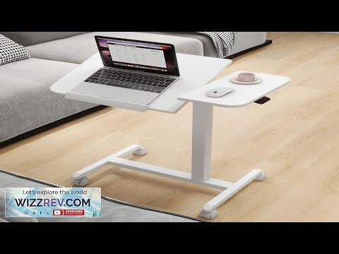 PUNCIA Bedside Table End Table Sofa Side Table Computer Cart