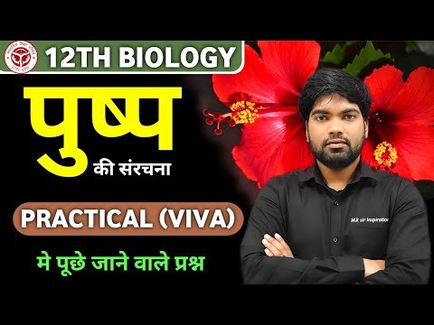 12th Biology Viva Questions | पुष्प की संरचना | Flower Structure Viva Questions Class 12