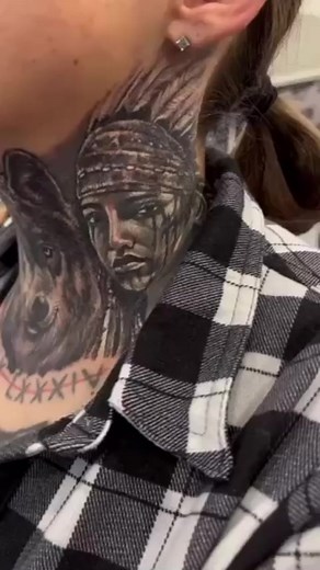 1.3K views · 17 reactions | This amazing Neck tattoo by Alex Natochi...