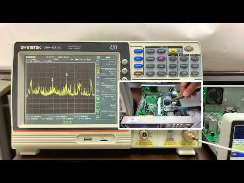 GW INSTEK GSP-9330 How to Find Out EMI Source EN with GKT-008 EMI Probe Kit Set