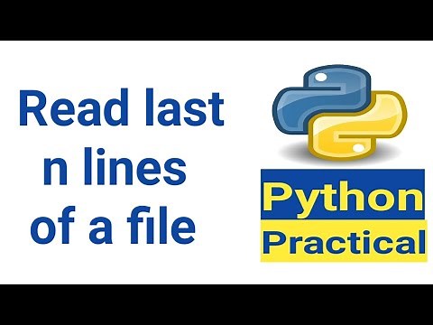 Python program to read last n lines of a file