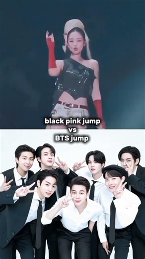 blackpink jump vs BTS jump