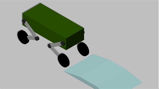 【开源】基于MPC的轮式四足机器人运动控制仿真