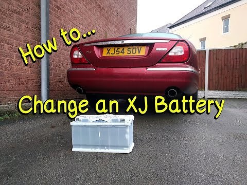 How To - Replace a Jaguar XJ (X350) Battery