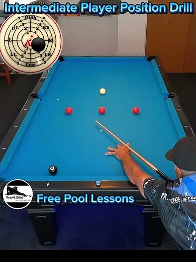 Cue ball control drills (Free Pool Lessons)