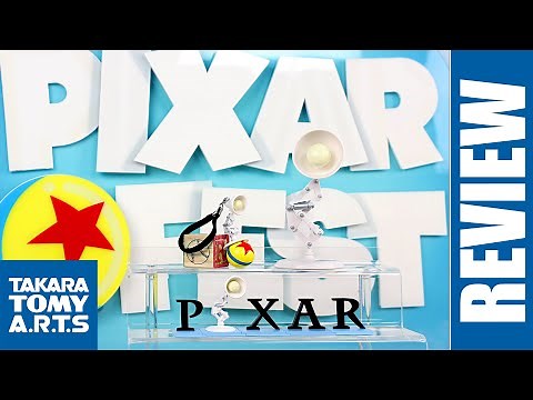 Pixar Logo / Luxo Jr. / Pixar Ball— Buildable Figure Set of 3 from Takara TOMY A.R.T.S Japan