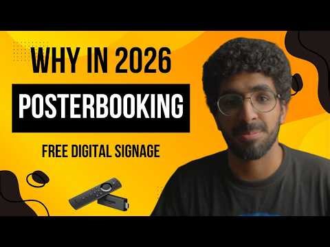 Why PosterBooking is the best Digital Signage Software in 2026