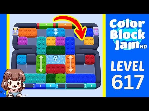 Color Block Jam Level 617 Solution Walkthrough