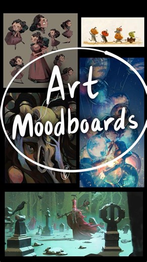 How to create Art Mood Boards #art #digitalart #arttips #artshorts #drawing #artstyle