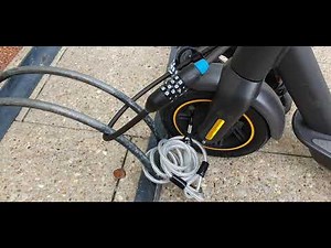 How to lock a ninebot Max with common locks