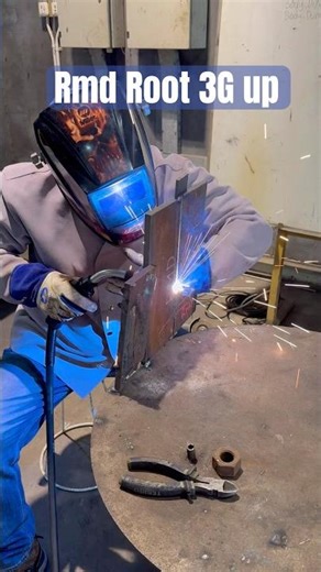 Miller RMD uphill root pass #welding #welder #productivity