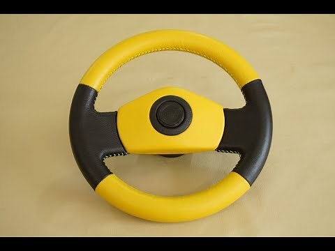 Baseball-Stitching Hand Sewing on Steering-Wheels - Car Upholstery