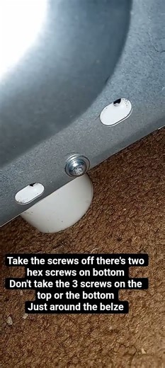 taking off the back panel of magic chef dryer