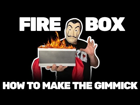 FIRE BOX 🔥MAGIC TRICK | HOW TO MAKE THE BOX 🪄 #tricks #magic #magictricks #foryou