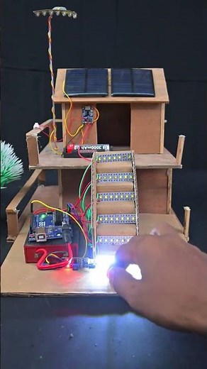Automatic Staircase Light Strip Using Arduino & IR Sensor#electronicproject #experiment #engineering