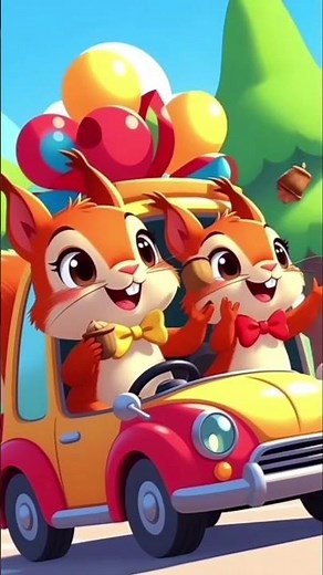 #cartoon #adorable#cute squirrels