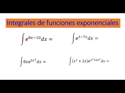 LA INTEGRAL DE e ELEVADO A LA u. - Profe Chuy