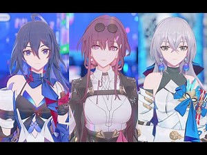 【Honkai：Star Rail MMD／4K／60FPS】Kafka & Bronya Rand & Seele【WA DA DA】