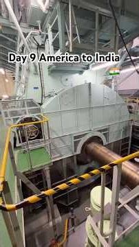 Day 10: Engine room duties. 🌊🛠️ USA ➡️ India. #merchantnavy #shiplife