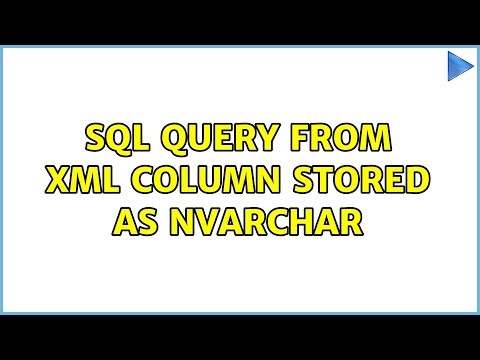 SQL query from XML Column stored as nvarchar (2 Solutions!!)