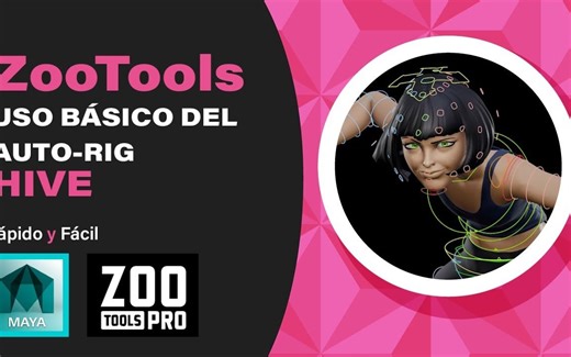 【ZooTools】Uso básico del auto-rig Hive de ZooTools