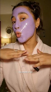 Trying the Viral Foxtale Purple Mask 😈 #facemask #skincare #foxtale #makeup #shorts #share #trending