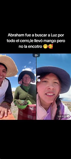 Abraham fué a buscar a Luz por todo el cerro pero no la encontro 🤭🥰@🤎Abraham villa🩴🤠 @Luz cruz 🦙 #paratiiiiiiiiiiiiiiiiiiiiiiiiiiiiiii #altiplano #altiplano #aguayo