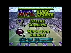 1983-10-02 Dallas Cowboys vs Minnesota Vikings