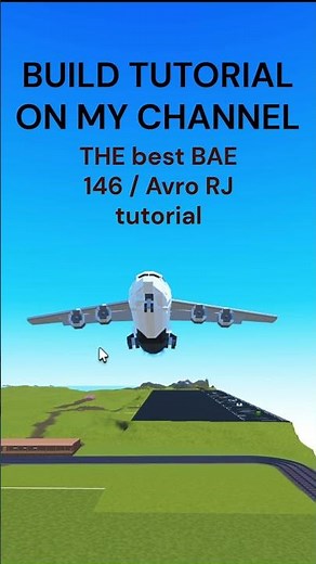 THE best BAE 146 / Avro RJ tutorial on YouTube | Plane Crazy #aviation #planecrazy #roblox