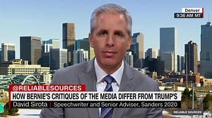 How Sanders' critiques of the media differ from Trump's