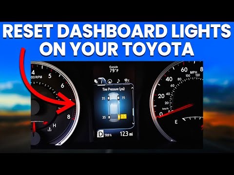 How To Reset Dashboard Lights On Your Toyota (How To Clear Dashboard Lights On Your Toyota)
