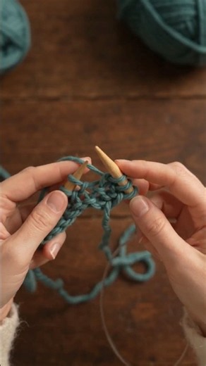 🧶 Knitting for Beginners | Easy Step-by-Step Tutorial for Beginners #shorts